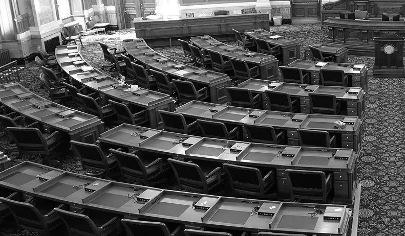 An empty parliament